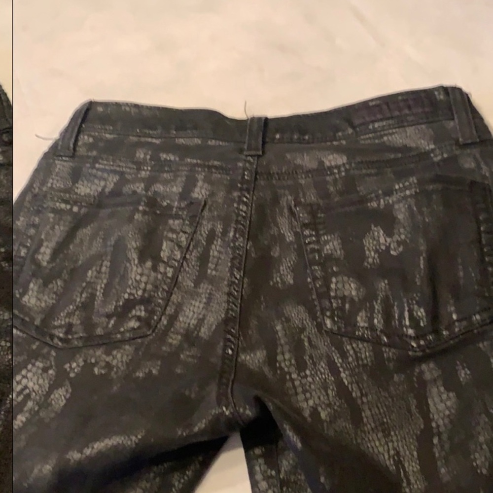 Rock & Republic Python Black Jeans 10 - image 2